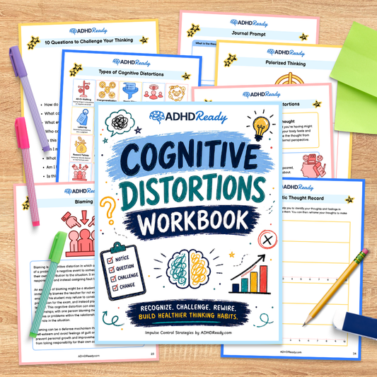 Cognitive Distortions Printable Workbook (Teens & Adults)