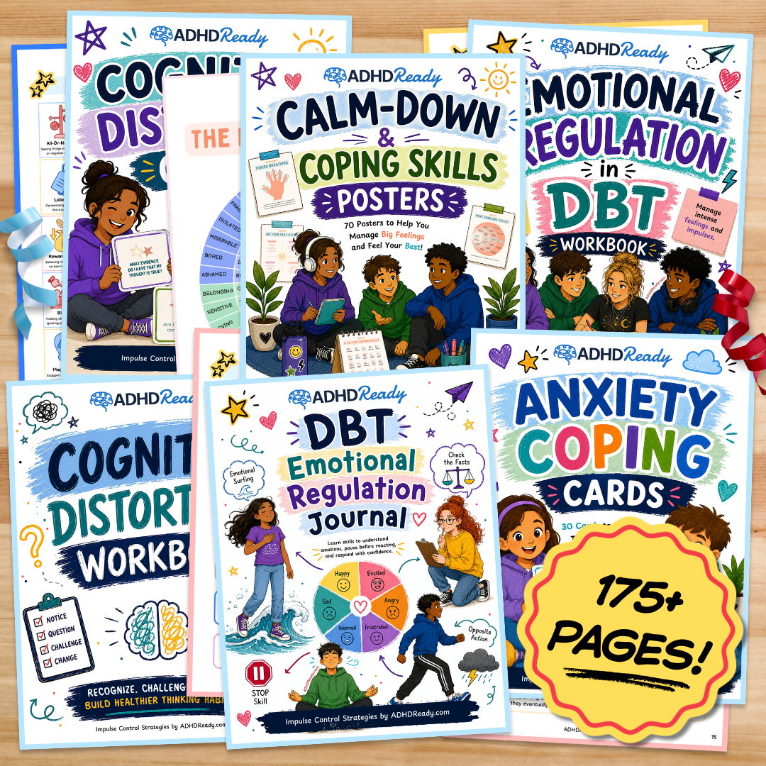 CBT & DBT Coping Skills Printable Bundle