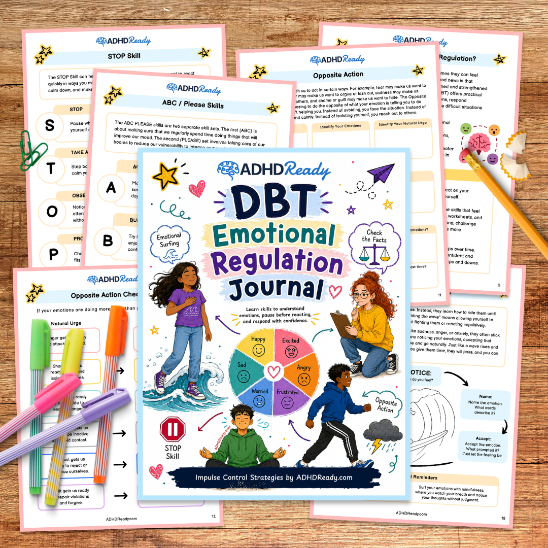 DBT Journal for Kids & Teens (Printable)