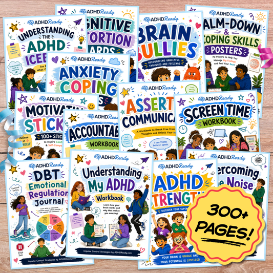 Kids ADHD & Social-Emotional Learning Printable Bundle
