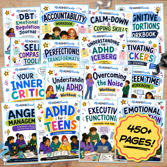 Teen ADHD & Life Skills Printable Bundle